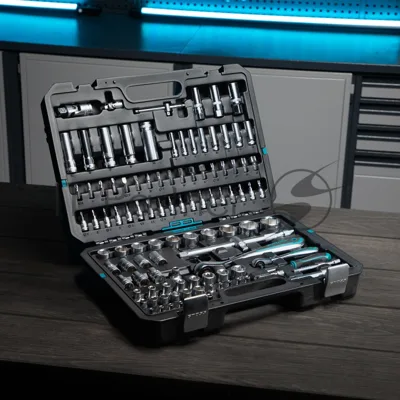 Набор инструментов Gross 109 предметов, 120 зубьев, CrV 1/4, 1/2"