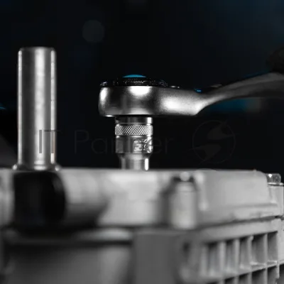 Набор торцевых головок Gross трещотка 120 зубьев, 41 предмет, 1/2", 1/4", CrV