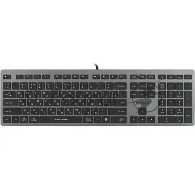 Клавиатура проводная A4Tech Fstyler FX60 серый/белый