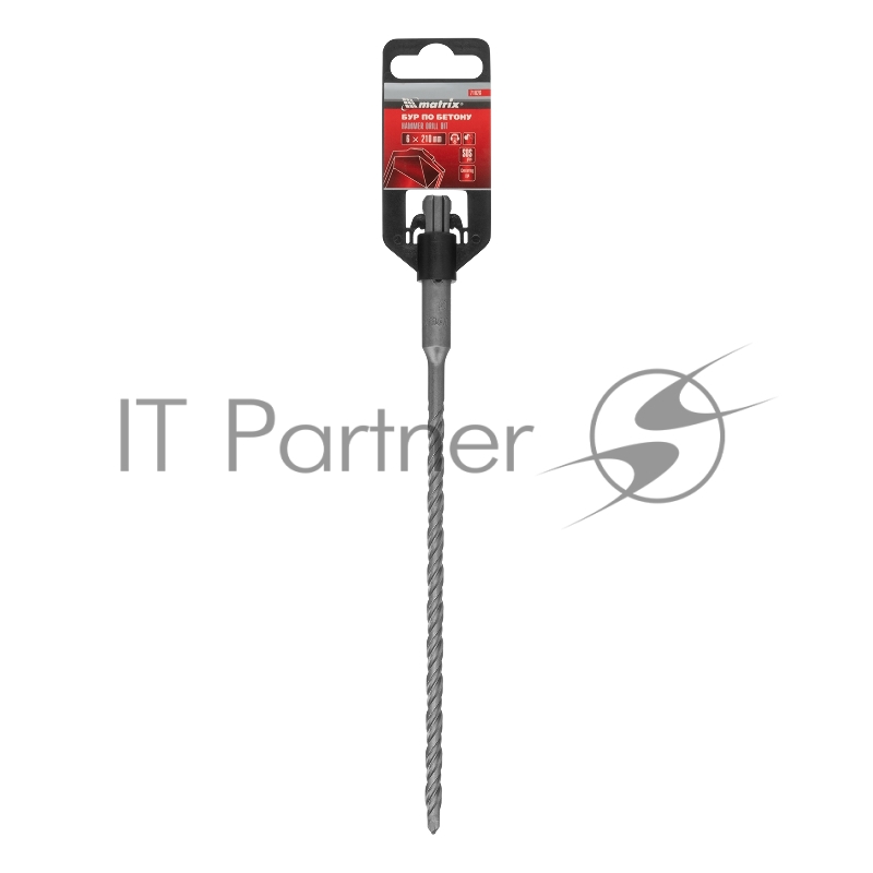 Бур по бетону Matrix, 6 x 210 мм, SDS PLUS