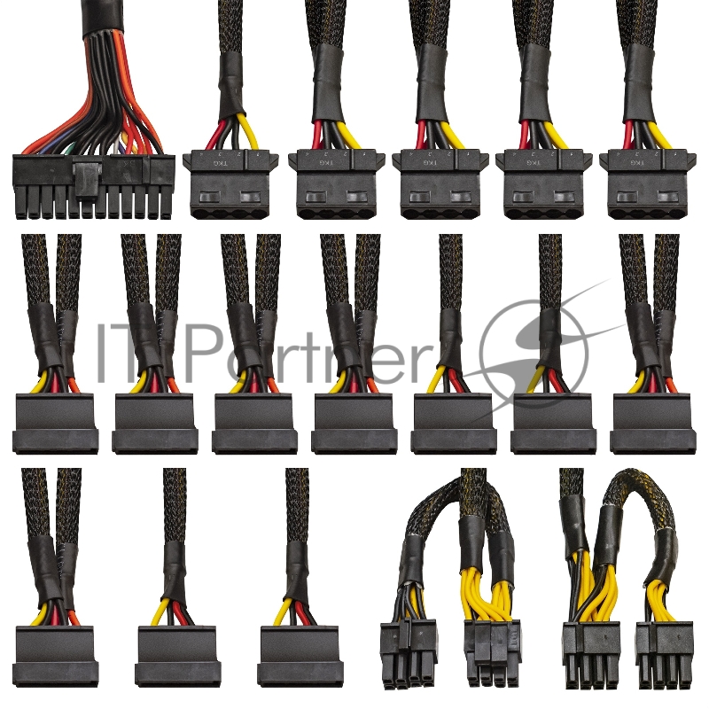 Блок питания серверный 900W ExeGate ServerPRO-900ADS (ATX, APFC, КПД 82% (80 PLUS), 2x8см fans, 24pin, 2x(4+4)