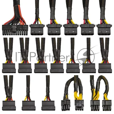 Блок питания серверный 900W ExeGate ServerPRO-900ADS (ATX, APFC, КПД 82% (80 PLUS), 2x8см fans, 24pin, 2x(4+4)