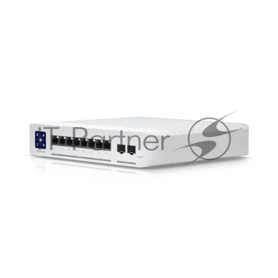 Коммутатор PoE в стойку Ubiquiti UniFi Switch Enterprise 8 PoE USW-Enterprise-8-PoE 8х 2.5G RJ45, 2х 10G SFP+, раздача 120 Вт