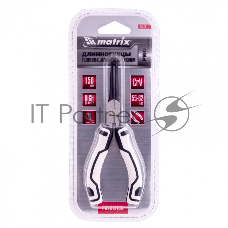 Длинногубцы Matrix Mini (удлиненные), 150 мм, авторазжим, PRO