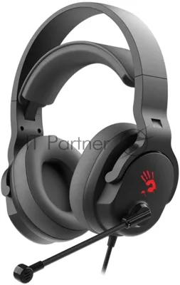 Гарнитура проводная с микрофоном A4Tech Bloody G330p черный 2м мониторные оголовье (G330P)