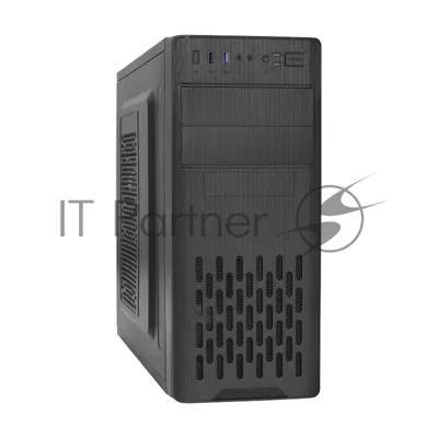 Компьютерный корпус Miditower ExeGate CP-606U-AB450 (ATX, AB450 с вент. 8см, 1хUSB/1хUSB 3.0, аудио)