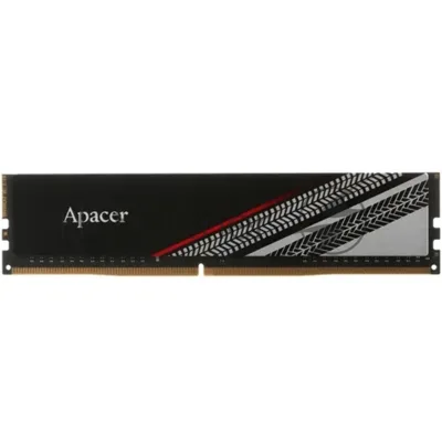 Оперативная память Apacer Tex, 8GB (1x8GB), DDR4, 3200MHz, CL16, UDIMM, с радиатором, серебристый/черный