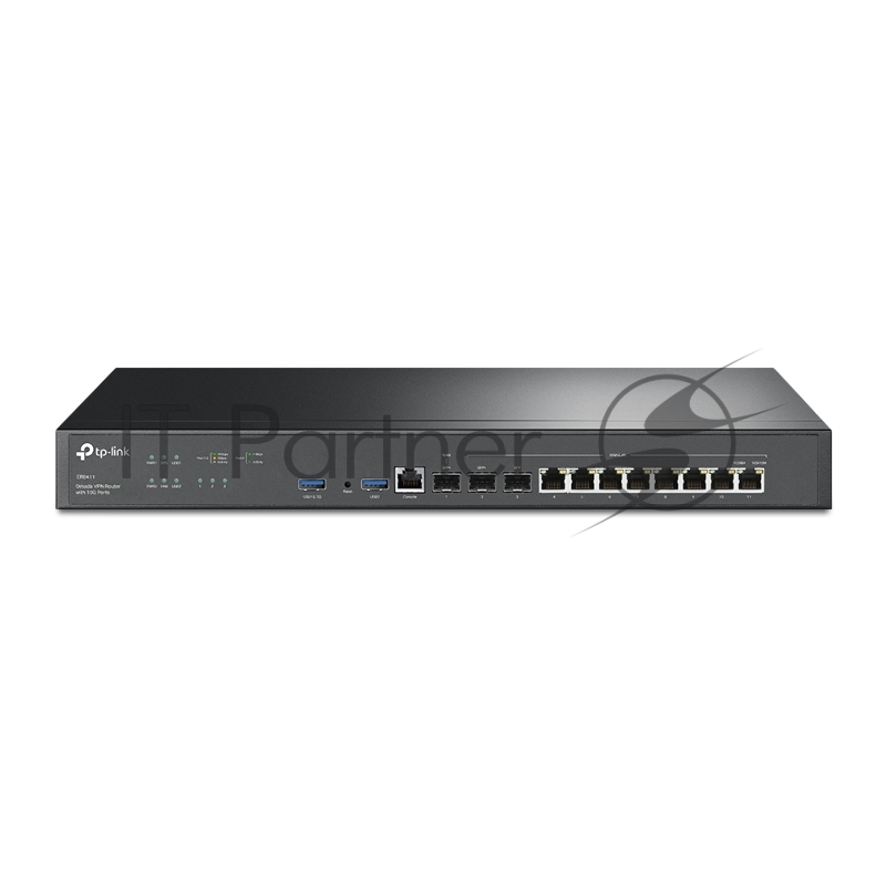 Маршрутизатор TP-Link ER8411, 8×1 Гбит/с + 1×1 Гбит/с SFP + 2×10 Гбит/с SFP+, настраиваемый