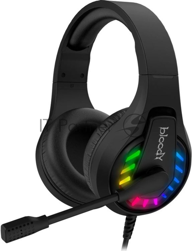 Гарнитура Bloody G230P чёрный, проводная, USB, подсветка