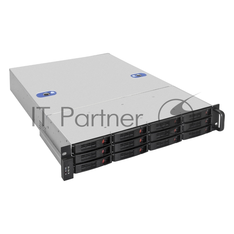 Серверный корпус ExeGate Pro 2U660-HS12 (RM 19", высота 2U, глубина 660, БП 2U-1080ADS, 12xHotSwap)
