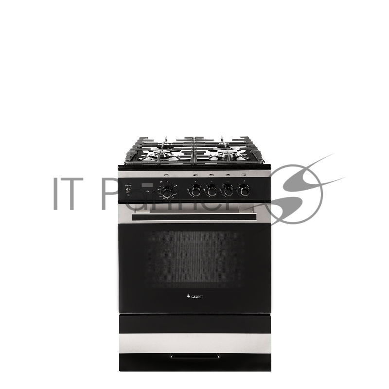 Плита газовая Gefest ПГ 6500-04 0169 черный, конфорок 4 шт, духовка 52 л, 60 см x 85 см x 60 см