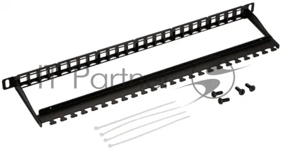 Патч-панель Lanmaster LAN-PPC24OK-UTP 19" 1U 24x UTP