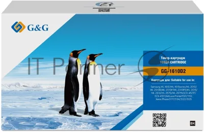 Картридж лазерный G&G GG-1610D2 черный (3000 стр.) для Samsung ML-1610/1615/2010/2015/2510/2570;SCX-4521F/4321
