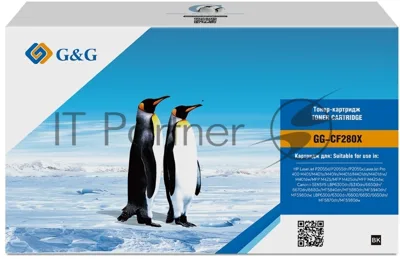 Картридж лазерный G&G GG-CF280X черный (6900 стр.) для HP LJ P2035/P2055d/Pro 400 M401/MFP M425
