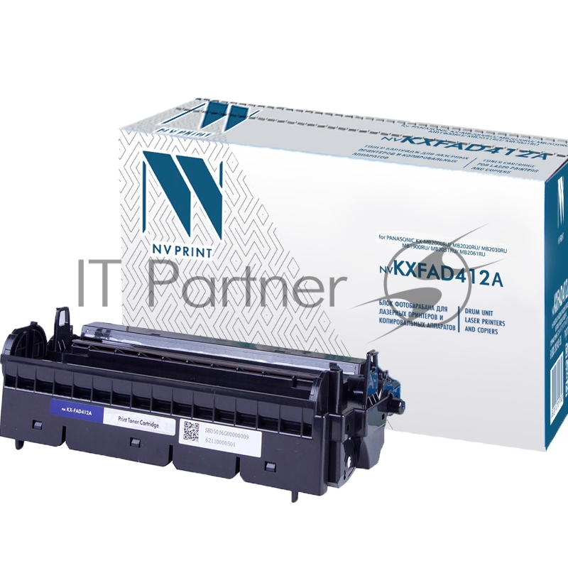 Блок фотобарабана NVPrint совместимый NV-KX-FAD412A для Panasonic KX-MB2000RU/MB2020RU/MB2030RU/MB1900RU/MB2051RU/MB2061RU (6000k)