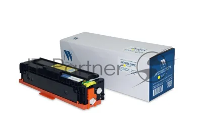Картридж лазерный NVPrint совместимый NV-W2212X 207X желтый для HP Color LaserJet M255/M282/M283 (2450k) до версии fw20220729