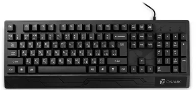 Клавиатура Oklick 115M проводная, USB Type-A, чёрный