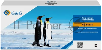 Картридж лазерный G&G GG-D111S черный (1000 стр.) для Samsung Samsung Xpress SL-M2020/2022/2070