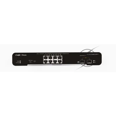 Коммутатор Ruijie Reyee RG-NBS3100-8GT2SFP-P, 8×1 Гбит/с PoE + 2×1 Гбит/с SFP Uplink, управляемый