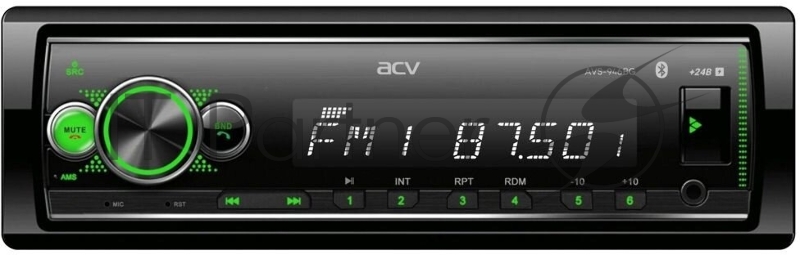 Автомагнитола ACV AVS-946BG, 1 DIN, Bluetooth, USB Type-A, AUX