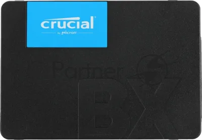 Накопитель SSD Crucial BX500, 500Gb, 2.5", SATA III, R/W 550/500