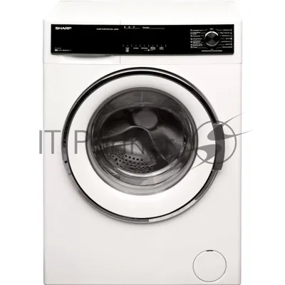 Стиральная машина Sharp ES814RW белый, загрузка фронтальная 8 кг, 1400 об/мин, класс: A+++