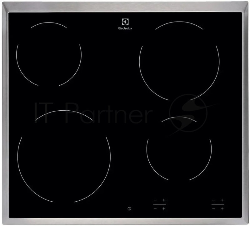 Электрическая варочная поверхность Electrolux EHF6240XXK, 4 конфорки, стеклокерамика, 6500 Вт