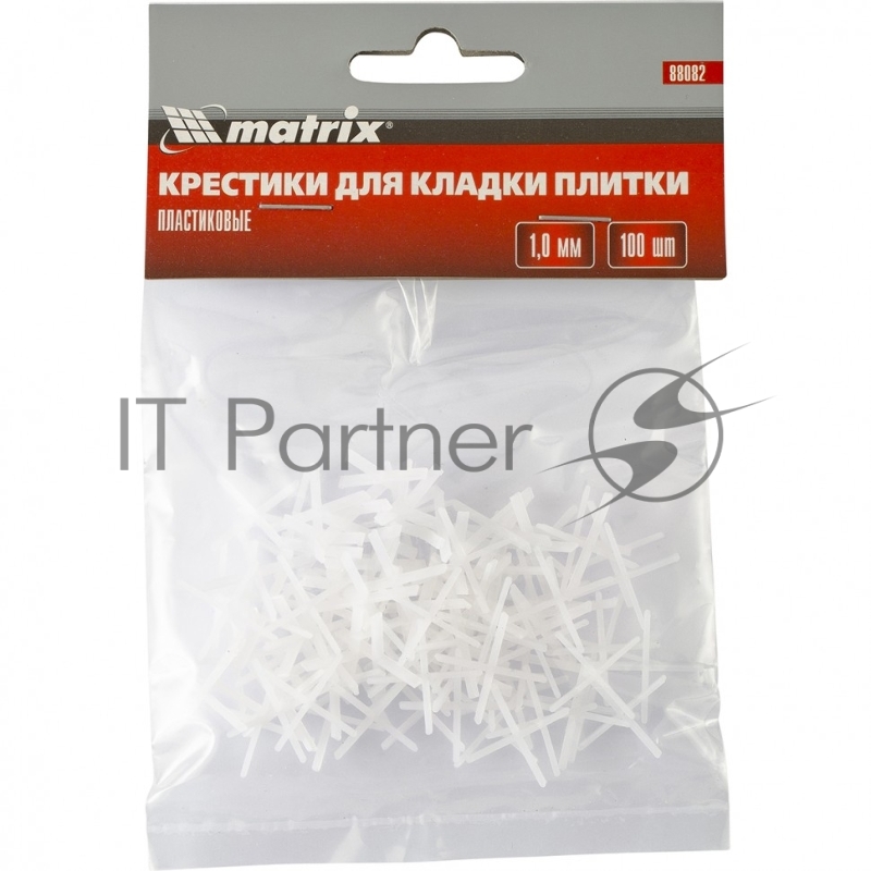 Крестики Matrix, 1,0 мм, для кладки плитки, 100 шт.