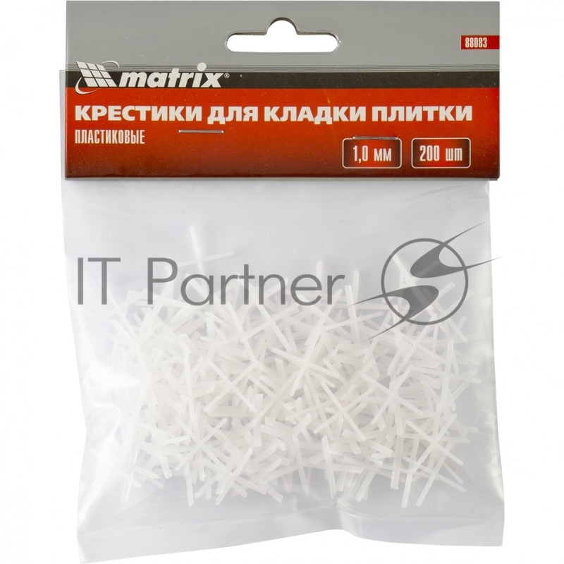 Крестики Matrix, 1,0 мм, для кладки плитки, 200 шт.