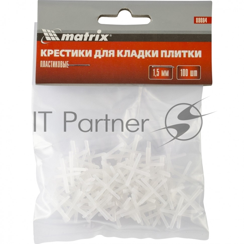 Крестики Matrix, 1,5 мм, для кладки плитки, 100 шт.