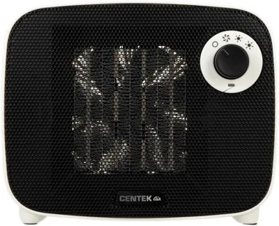 Тепловентилятор Centek CT-6023 белый/черный, 750/1500 Вт, 15 м2