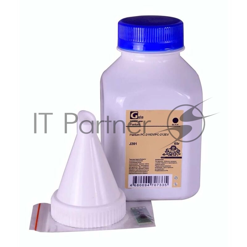 Заправочный комплект Pantum GalaPrint GP-PC-211EV для принтеров Pantum P2200/P2207/P2507/P2500W/P2200/P2207/P2507/P2500W (тонер 65гр + чип + воронка)