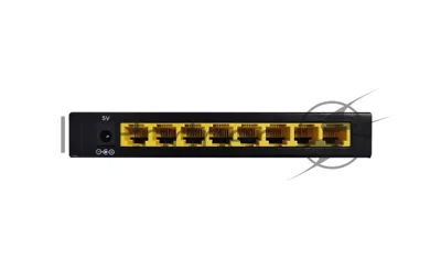 Коммутатор ORIGO OS1208/A1A, 8×100 Мбит/с, неуправляемый