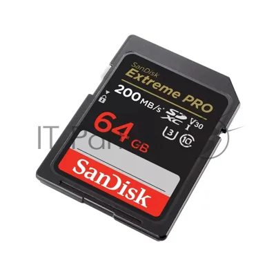 Флеш карта SanDisk Extreme PRO 64GB SDXC Memory Card 200MB/s