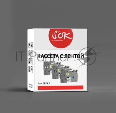 Кассета с лентой Sakura TZE241 для Brother PT18R/PT18RZ/PT300/PT-300B/PT310/PT-310B/PT320/PT340/ST1150/ST1150DX/PT1300/PT1700/PT1750/PT1760/PT1800/PT1810/PT1830/PT1830C/PT1830SC/PT1830VP/PT1880/PT1900/PT1910/PT1950/PT1960/PT2030/PT2030AD/PT2030VP/PT2100/PT2110/ST5/PT330/PT350/PT520/PT540/PT580C/PT1400/PT1500PC/PT1600/PT1650/PT2200/PT2210/PT2300/PT2310/PT2400/PT2410/PT2430PC/PT2500PC/PT2600/PT2610/PT2700/PT2710/PT2730/PT2730VP/PT7500/PT7600/PT530/PT550/PT3600/PT9200PC/PT9200DX/PT9400/PT9500PC/PT9
