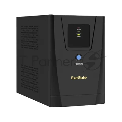 Источник бесперебойного питания ExeGate SpecialPro UNB-1600.LED.AVR.2SH.3C13 / 1600 ВА / 950 Вт / 2 x CEE 7 (евророзетка), 3 x IEC 320 C13