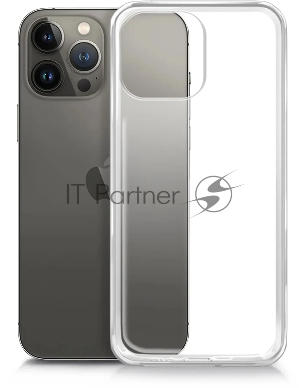Чехол (клип-кейс) BORASCO для Apple iPhone 13 Pro Max, прозрачный
