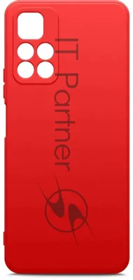 Чехол (клип-кейс) BORASCO Microfiber Case, для Xiaomi Poco M4 Pro, красный