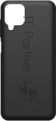 Чехол (клип-кейс) BoraSCO Silicone Case для Samsung Galaxy A12 черный (матовый)
