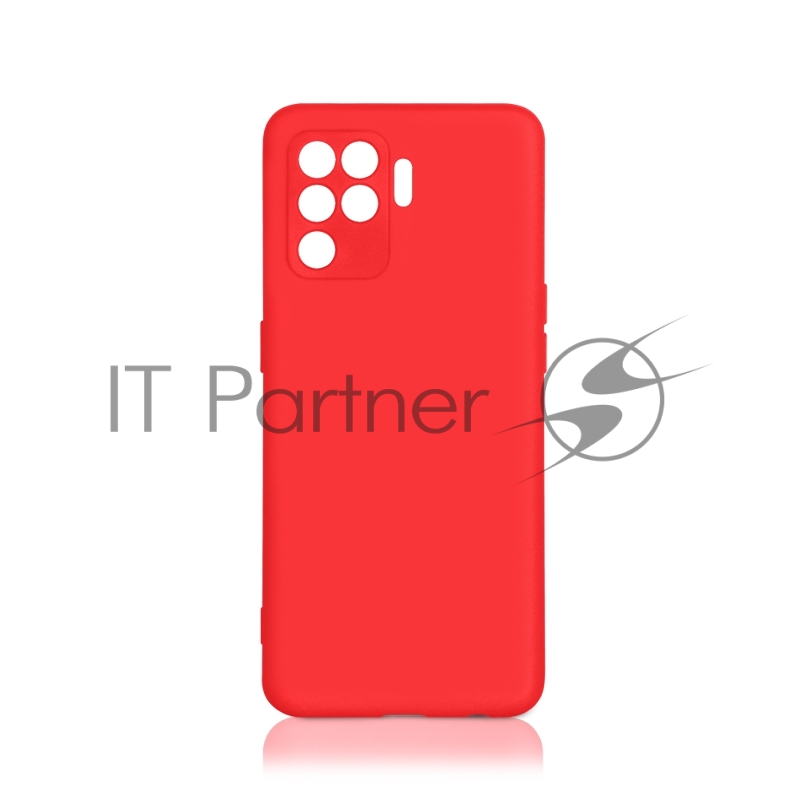 Чехол (клип-кейс) DF oOriginal-11, для Oppo Reno 5 Lite, красный df ooriginal-11 (red)