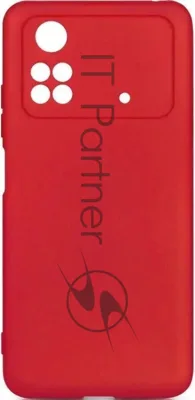 Чехол (клип-кейс) DF poOriginal-06 для Poco M4 Pro (4G) красный