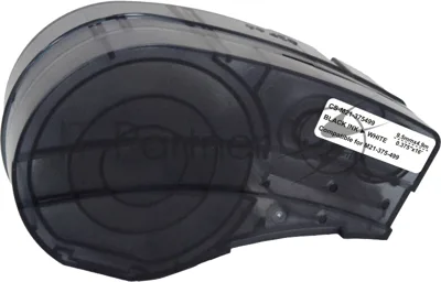 Картридж ленточный Cactus CS-M21-375499 черный шрифт, белый фон (9.5 мм, 4.9 м) для Brady BMP21-PLUS, BMP21-LAB