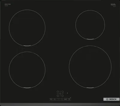 Индукционная варочная поверхность Bosch PIE631BB5E, 4 конфорки, стеклокерамика, 7400 Вт