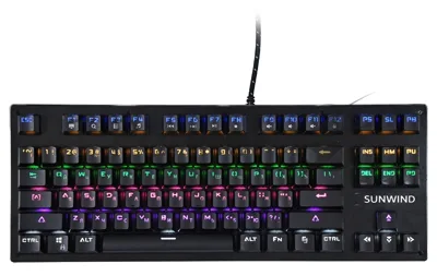 Клавиатура SunWind SW-K900G проводная, USB Type-A, чёрный
