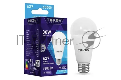 Лампа светодиодная TOKOV ELECTRIC 30Вт А70 6500К Е27 176-264В