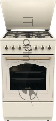 Плита газовая Gorenje GGI5BCLI бежевый, конфорок 4 газовых, духовка 67 л, 50 см x 85 см x 59.4 см