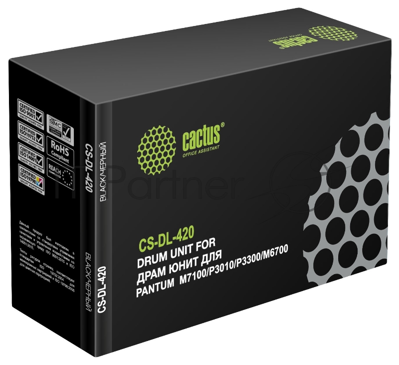 Блок фотобарабана Cactus CS-DL-420 DL-420 ч/б:9000 стр. для M7100/P3010/P3300/M6700/M6800 Pantum