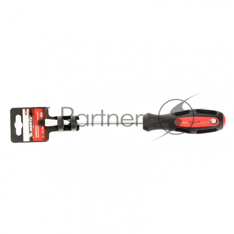 Отвертка Matrix Anti-Slip, SL8,0 х 150 мм, CrV, двухкомп. рукоятка