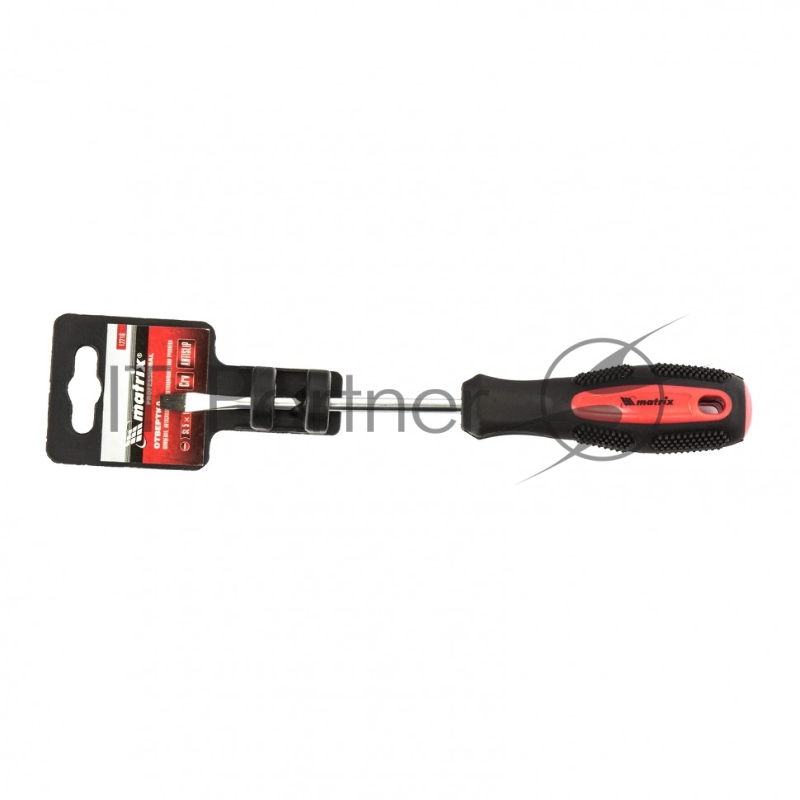Отвертка Matrix Anti-Slip, SL5,0 х 100 мм, CrV, двухкомп. рукоятка