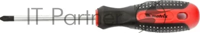 Отвертка Matrix Fusion 11441 PH2 х 100 мм, CrV, 3-х компонентная рукоятка "anti slip"